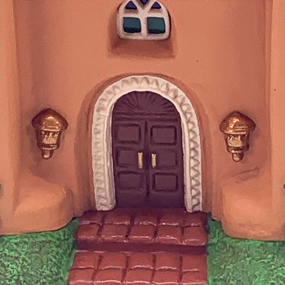 Hallmark Keepsake 2000 Candlelight Services ADOBE CHURCH #3 Light Ornament w/Box - Picture 7 of 8